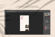 Minimalist Fashion Instagram Post &amp; Story PSD Product Image 2