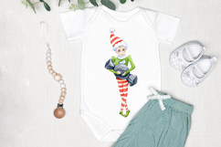 Christmas Lantern Home Watercolor Clipart Set 45 Elements Product Image 10