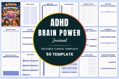 ADHD Brain Power Journal For KDP Interiors Product Image 1