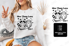 Support Them I Love Cats Cute Kitty SVG PNG JPG Bundle Product Image 1