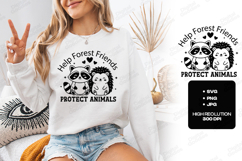 Help Forest Friends SVG Product Image 2