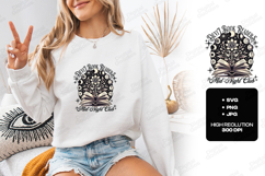 Devil Book Readers Midnight Club Vintage Reading Design Product Image 2