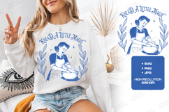 Knead A Little Magic Vintage Baking SVG PNG Design Product Image 1