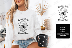 Dark Magic SVG - Creepy Magic Spider Crystal Halloween File Product Image 1