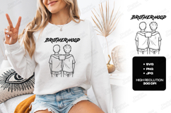 Best Friends SVG Bundle | Favorite Human &amp; Brotherhood Art Product Image 3