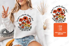 Floral Quote Design &quot;Oh taste and see that the Lord is good&quot; Product Image 3