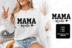 Mama Mode SVG - Trendy Minimalist Motherhood Shirt Design Product Image 1