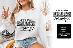 Beach Mama SVG - Trendy Cow Print Summer Motherhood Design Product Image 2