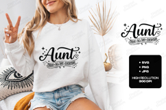 Aunt Today All Day Everyday SVG Family Sublimation Design Product Image 1