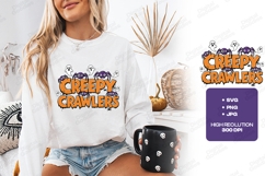 Creepy Crawlers SVG - Halloween Spider Ghost Cut File Product Image 1