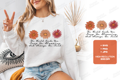 The World Needs You Keep On Blooming Boho Floral JPG Design Product Image 1