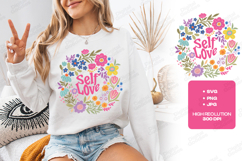 You Are Exactly Where You Need To Glow Floral Wreath Design Product Image 1