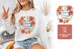 &quot;There Was No Way But God Made A Way&quot; Floral Design Product Image 3