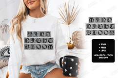 Wild Night Bloom SVG - Gothic Floral Aesthetic PNG Cut Product Image 1