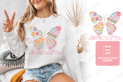 Bloom Where You Are Planted Floral SVG Sublimation Design Product Image 3
