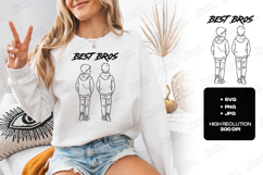 Best Friends &amp; Brotherhood SVG | Gaming &amp; Rider Crew Art Product Image 1