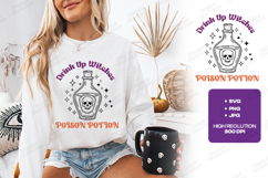 Witch Potion SVG - Drink Up Witches Poison Potion Cut File Product Image 1
