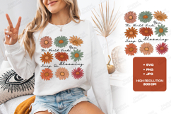 The World Needs You Keep On Blooming Floral Retro SVG PNG Product Image 2