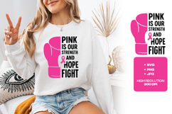 Faith Over Fear SVG - Breast Cancer Awerness Product Image 2