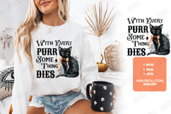 Black Magic Ghost SVG - Halloween Witch Pumpkin Pail PNG Product Image 2