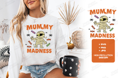 Mummy Madness SVG - Halloween Mummy Candy Spider Cut File Product Image 1