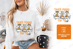 Death Comes For Us All SVG - Floral Ghost Halloween PNG Cut Product Image 2