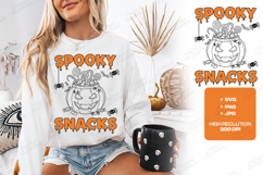 Spooky Snacks SVG - Halloween Pumpkin Candy Spider Cut File Product Image 2