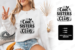 Cool Sisters Club SVG Like a Friend But Closer Sibling PNG Product Image 2