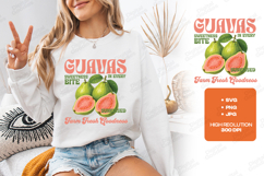 Guavas Farm Fresh Goodness SVG Sweet Sunkissed Fruit Graphic Product Image 2