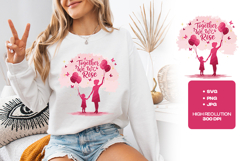 Together We Rise SVG Breast Cancer Awareness Mother Daughter Product Image 2