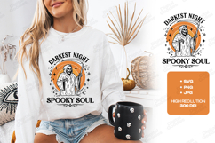 Grim Reaper SVG - Darkest Night Spooky Soul Halloween File Product Image 1