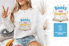 Bookish Vibes Reading Quote SVG for Book Lovers Product Image 2