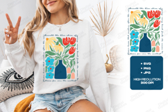 Boho Floral Words Matter Speak Kindness JPG Digital Design Product Image 2