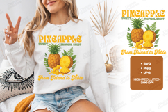 Pineapple Sweet Tropical Burst SVG Island to Table Graphic Product Image 2