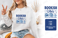 Bookish Vibes Reading Quote SVG for Book Lovers Product Image 2