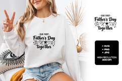 First Father's Day SVG - Together BBQ Grill Master Cut File Product Image 2
