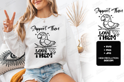 Support Animal Care Fox Deer Protect Wildlife SVG PNG Product Image 1