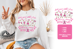 We Are With Her SVG - Breast Cancer Awerness Product Image 2