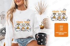 Ghosts Never Die SVG - Floral Coquette Ghost Halloween PNG Product Image 1