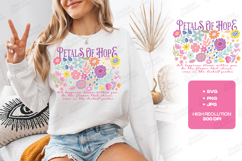 Petals of Hope Floral Quote Sublimation PNG JPG Graphic Product Image 3