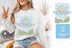 Beneath the Blue Skies of Spring Daisy Boho JPG Design Product Image 3