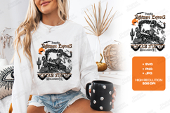 Pumpkin Nightmare Express SVG - Scream Station Halloween Product Image 2