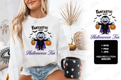 Fantastic Night SVG - Halloween Vampire Fun Pumpkin Cut File Product Image 2