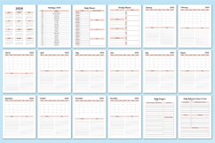 2026 Prayer &amp; Bible Journal Canva templates Product Image 2