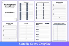 Working From Home Planner Canva Kdp Product Image 2