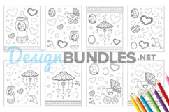 Nursery Coloring Pages - 8 jpg / pdf items Product Image 2