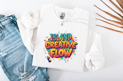 Island Creative Flow SVG - Urban Graffiti Street Art PNG Product Image 3