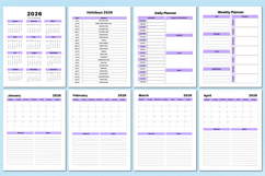 2026 Depression Therapy Journal Canva templates Product Image 2