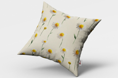 Watercolor Daisy Flower Seamless Pattern and Digital Paper Product Image 2