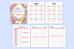 2026-2027 Bible &amp; Devotional Planner Canva templates Product Image 2